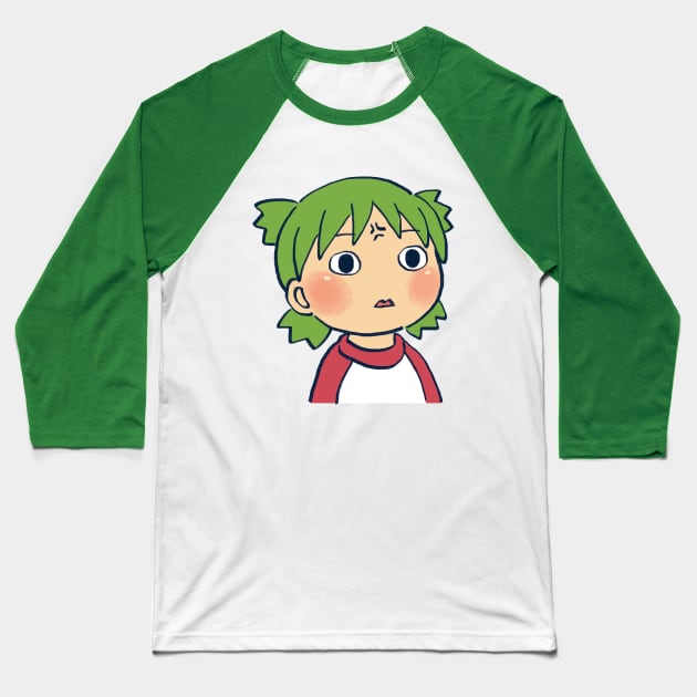 angy as fuk yotsuba reaction meme Baseball T-Shirt by mudwizard